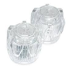 Valterra Faucets Acrylic Knob-Style Handle Replacement Set, Clear | Camping World