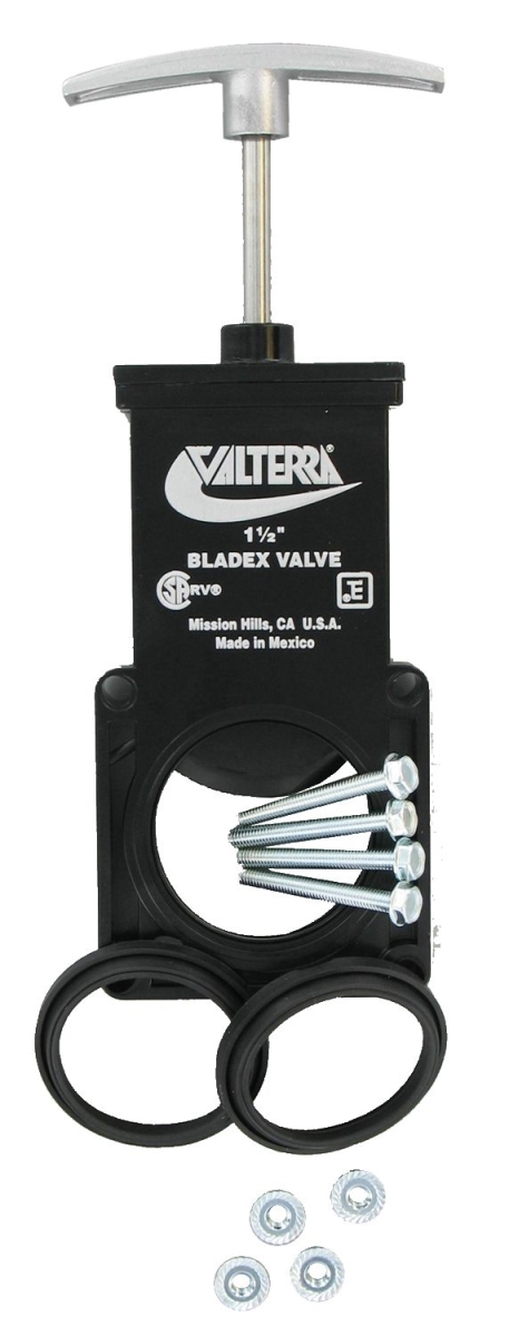 Valterra 1-1/2" Handle Actuated Waste Valve w/ Handle | Camping World