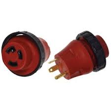 Valterra 03030DAVP 30A-30A Power Card Adapter Plug, Card