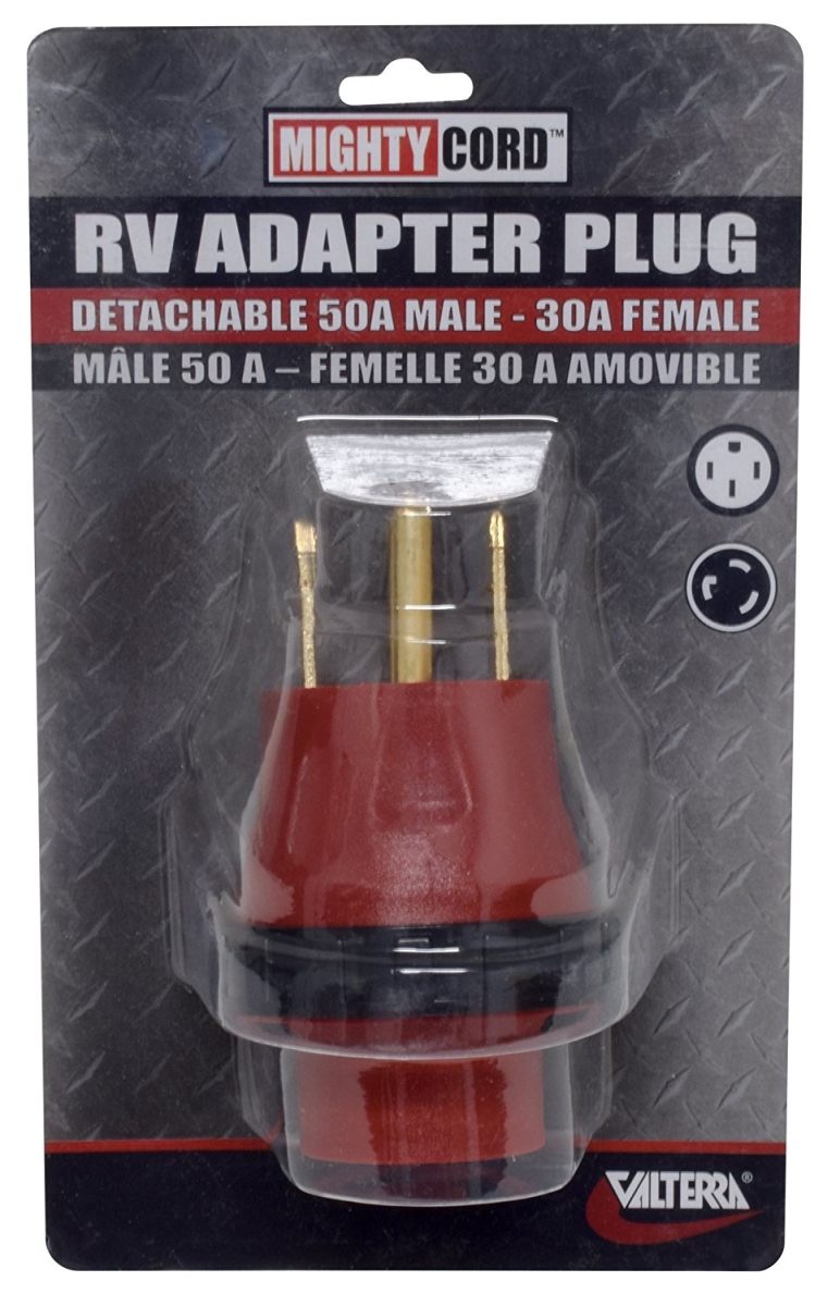 Valterra Mighty Cord 50A-30A Detachable Adapter Plug | Camping World