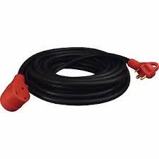 Camping World Valterra Mighty Cord 30A Extension Cord with Handle, 50'