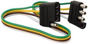 Valterra A104405 1 ft. Car-Trail 4-Way Flat Trailer Connector