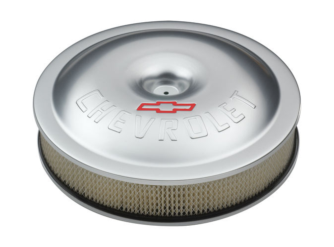 141693 14 in. Clear Anodized Bow Tie Air Cleaner Kit
