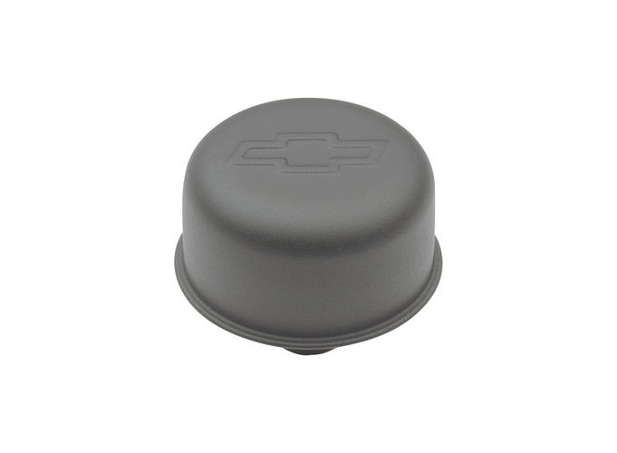 141754 3 dia. Bowtie Valve Cover Breather Cap, Black Crinkle