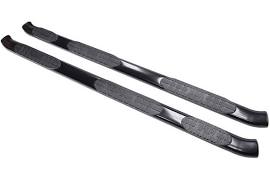 21534655 5 in. Oval Nerf Step Bars Wheel-To-Wheel F250 CC 2017, Black