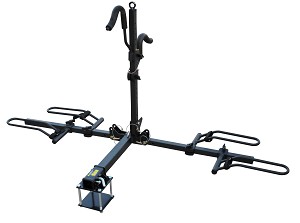 BC202BA 2 in. Bumper Mount Holds Platform Style 2 Bike Car