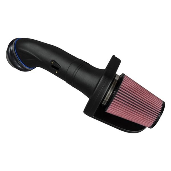 59867 Open Element Plastic Black Cold Air Intake System with Pro 5 Blue Filter for 2011-2016 Ford F-250