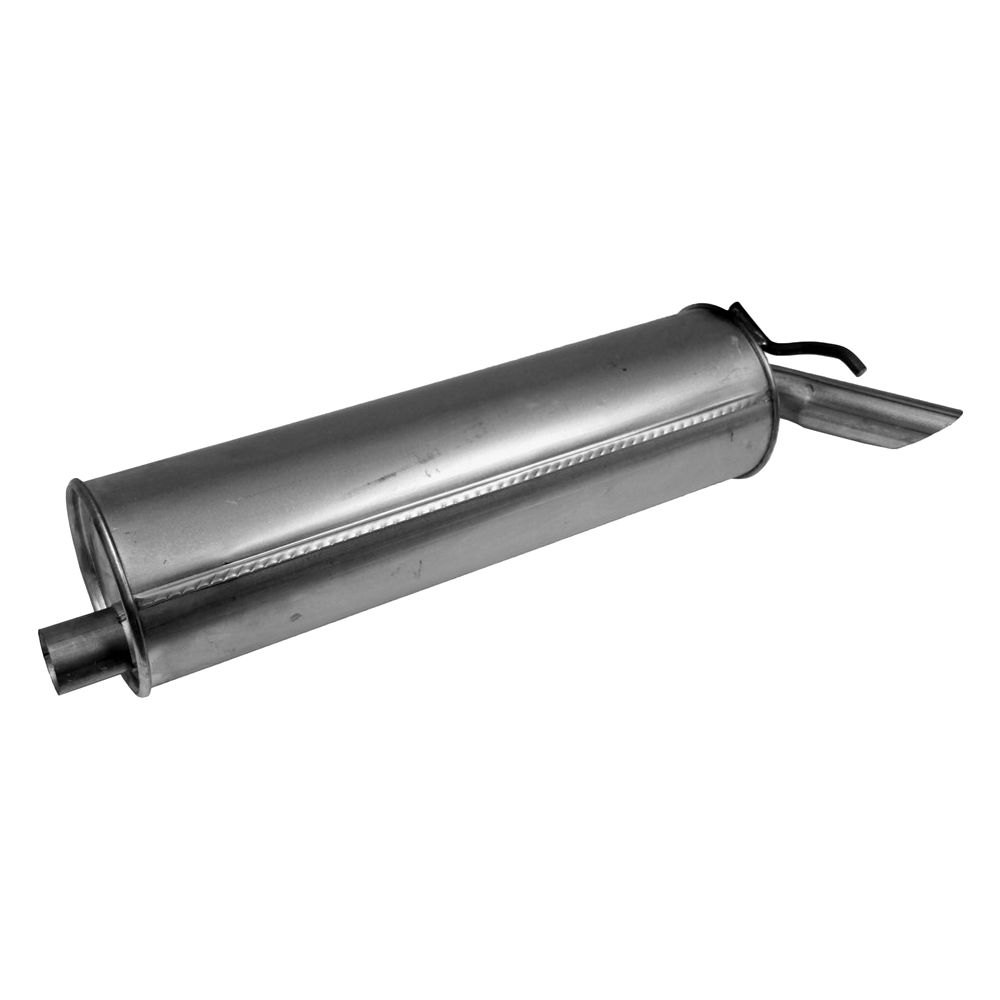 21512 Quiet-Flow Stainless Steel Round Aluminized Exhaust Muffler for 2003-2007 Saturn Ion