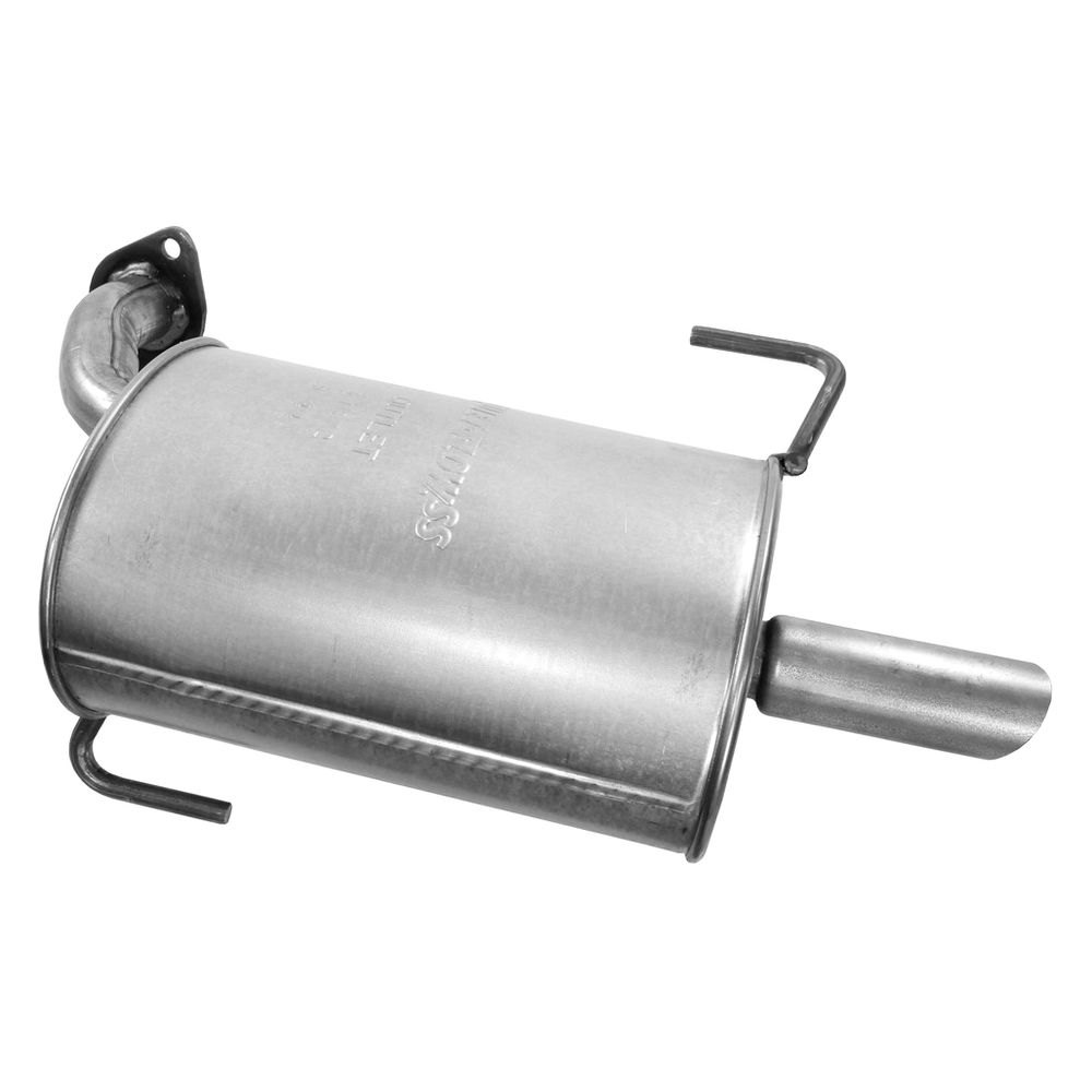21672 Quiet-Flow Driver Side Stainless Steel Oval Aluminized Exhaust Muffler for 2005-2009 Subaru Legacy