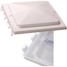 63110 14 x 14 in. Roof Vent Jensen Lid, White