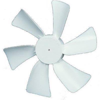 65483 6 x 0.12 in. White Replacement Fan Blade with Round Bore