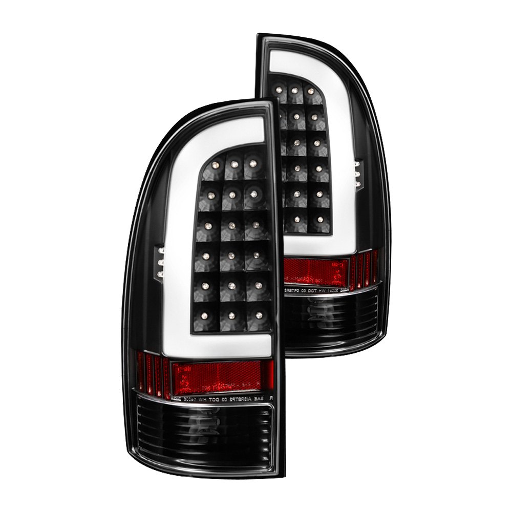 Spyder Tail Light Clear Lens, Black Interior Xtune Series, Driver & Passenger Side, 1-year limited warranty 5082121