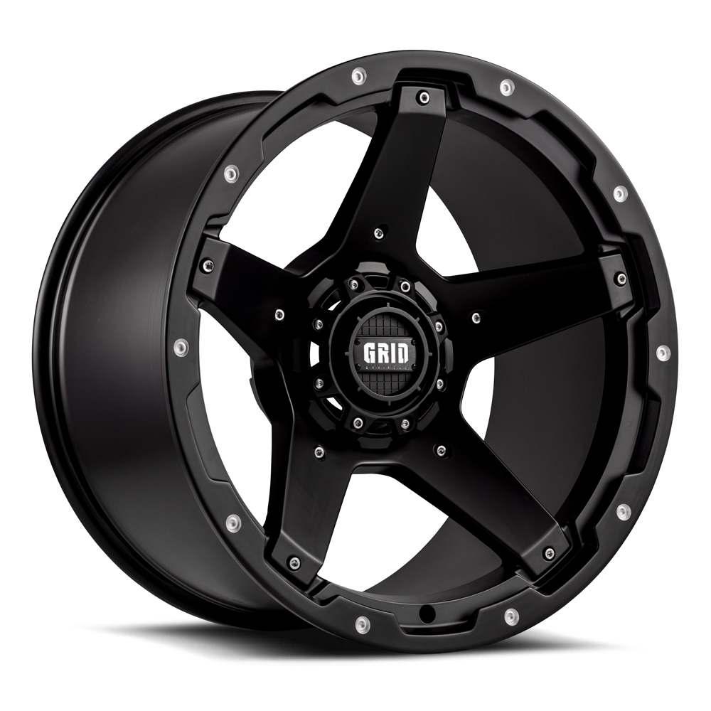 429237B158 GD04-20090237B1508 20 x 9 in. Offset Matte Black Wheel