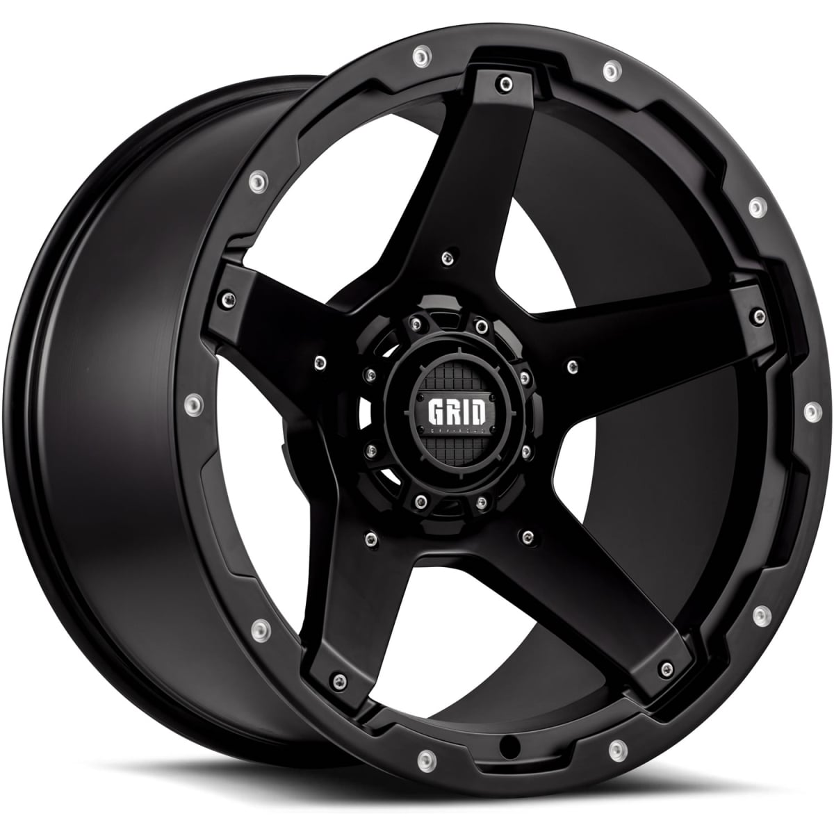 429237B8 GD04-20090237B0008 20 x 9 in. Offset Matte Black Wheel
