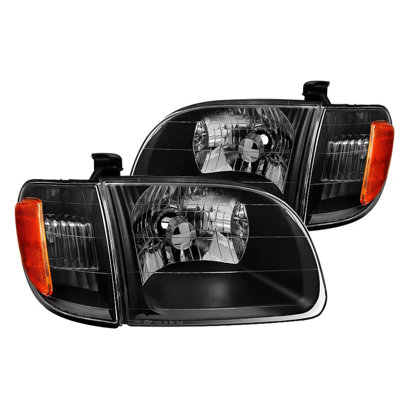 9033292 Toyota Tundra Regular-Access Cab for 2004 OEM Style Headlights & Corner Lights, Black