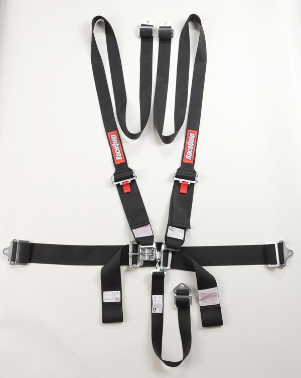717007 5-Point HNR Latch & Link Harness Set, Black