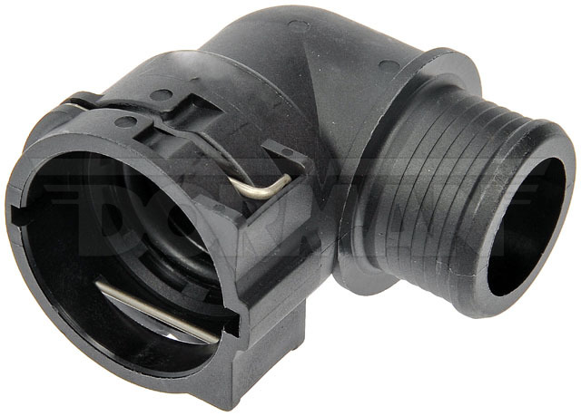 Dorman 800277 1.81 in. 90 Degree HVAC Heater Hose Connector, Black