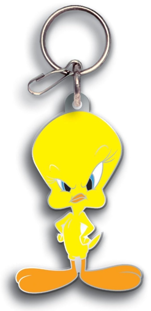 4225 Tweety Bird Angry Enamel Key Chain