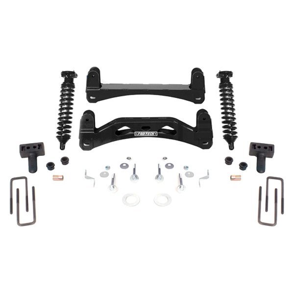 FTS22040BK 6 in. Lift Front & Rear Component Box with Dirt Logic 2.5 Coilover, Black for 2008 Ford F-150
