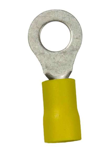 80857 0.25 In. 12-10 AWG Vinyl Ring Terminal