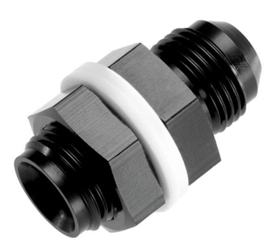 8832082 8832 Series Bulkhead Adapter with 2 Tefflon Washers & Inside Flow Chamfer
