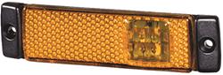 8645011 LED Side Marker Lamp Rectangle Amber Lens
