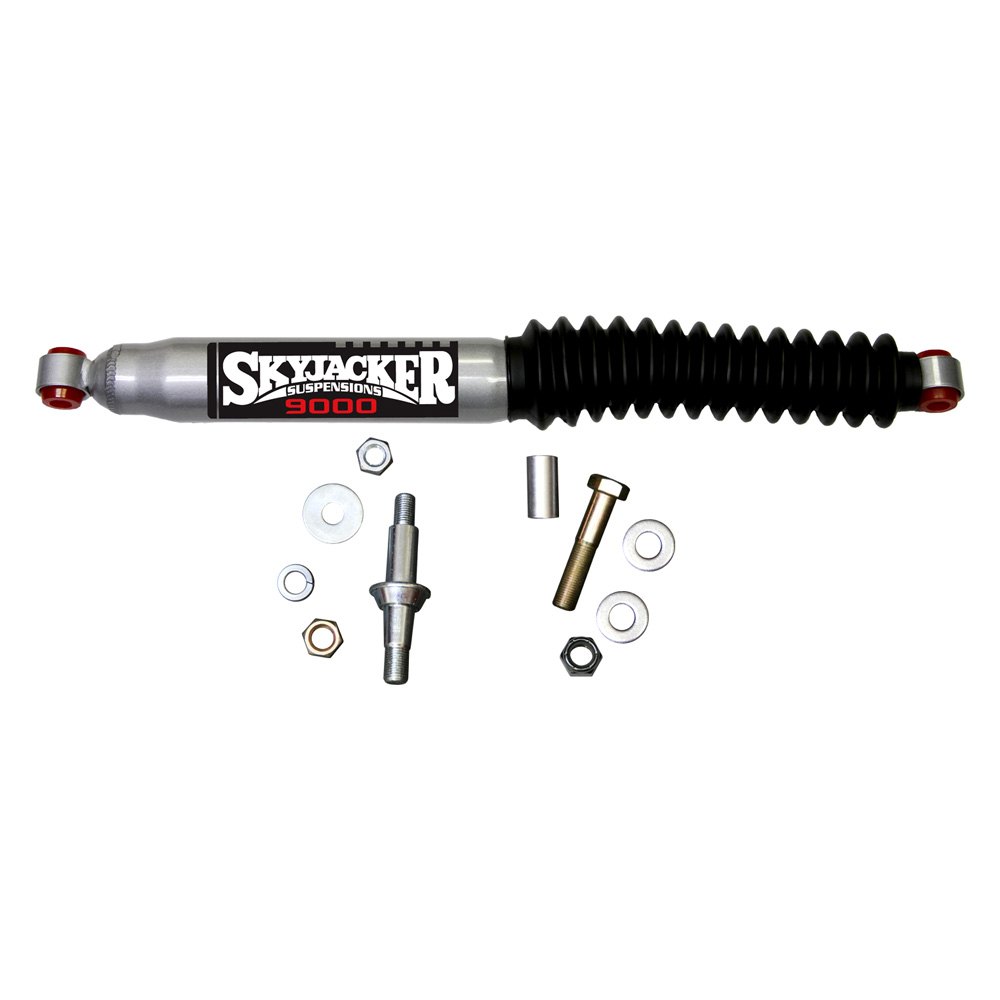 9011 Front Heavy Duty OEM Steering Stabilizer for 2011-2015 GMC Sierra 2500, Silver