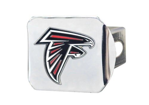 Picture of Fan Mats 22531 4.5 x 3.37 in. Atlanta Falcons Emblem on Chrome Hitch Cover