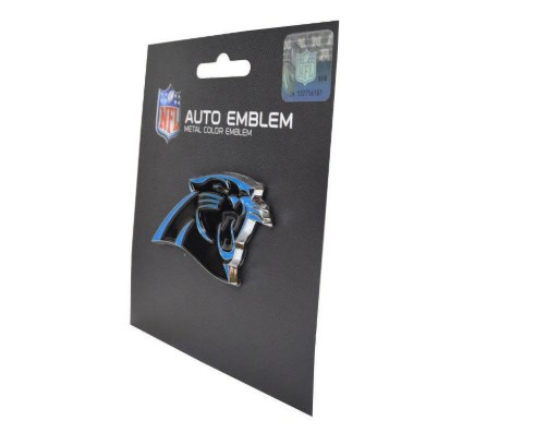 Picture of Fan Mats 22539 Carolina Panthers 3D Auto Metal Color Emblem