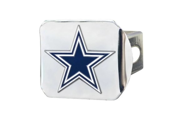 Picture of Fan Mats 22552 4.5 x 3.37 in. Dallas Cowboys Emblem on Chrome Hitch Cover