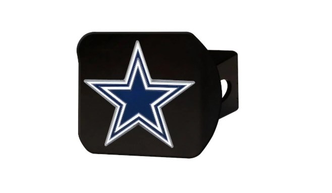 Picture of Fan Mats 22553 4.5 x 3.37 in. Dallas Cowboys Emblem on Black Hitch Cover