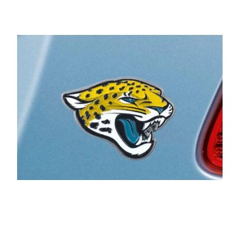 Picture of Fan Mats 22569 2.5 x 3.5 in. Jacksonville Jaguars Auto Car Truck Heavy Duty Metal Color Emblem