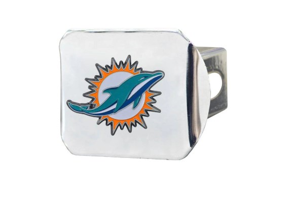 Picture of Fan Mats 22579 Miami Dolphins Hitch Cover