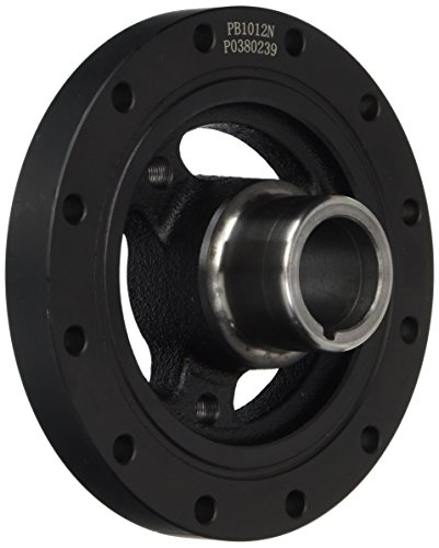 PB1012N 6.12 in. Engine Harmonic Balancer for 1962-1970 Chevrolet Engine - Black