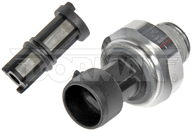 926040 Engine Oil Pressure Sensor with Filter for 2002-2008 Chevrolet Silverado 1500 - Silver & Black