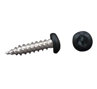 PSQ50BL834 8 x 0.75 in. Pan Head Square Recess Sc Tool - Black