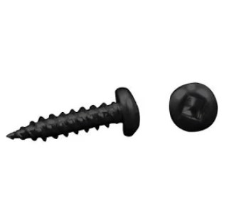 P50BL8114 8 x 1.25 in. Pan Head Square Recess Sc Tool - Black