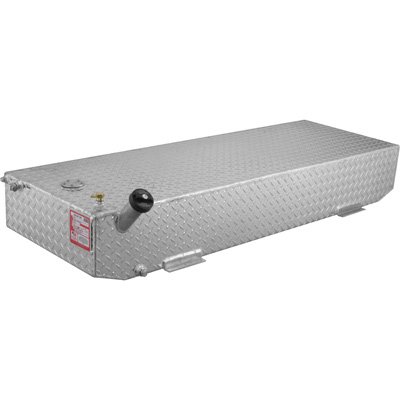 70387 48 gal Rectangular Auxiliary Fuel Tank, Diamond Plate