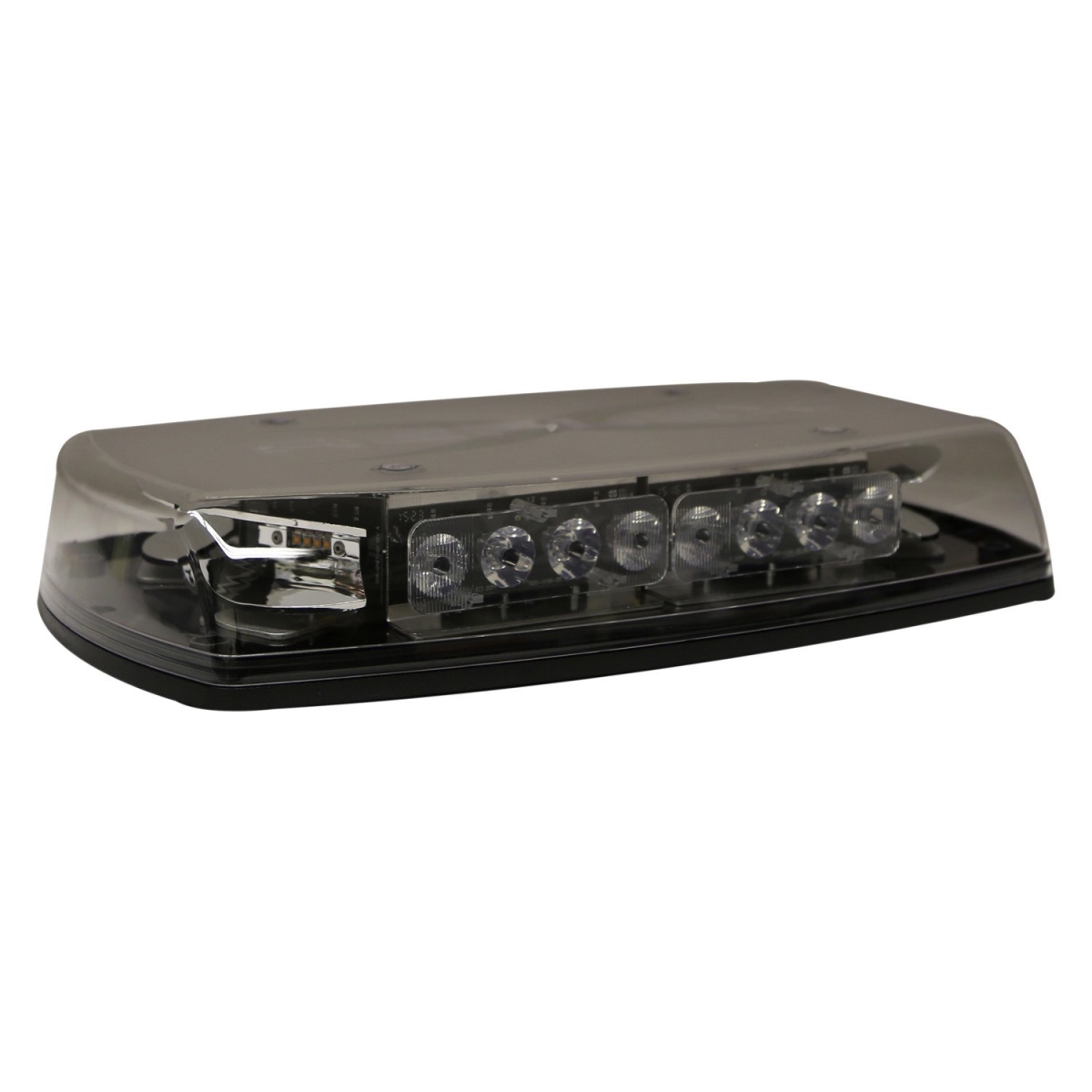 5597CAC 15 in. Reflex 4-Bolt Mount TIR Zero Optic Emergency LED Light Bar - Amber & White