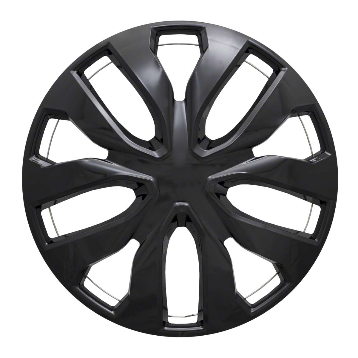 51916BLK 16 in. ABS Wheel Cover, Gloss Black