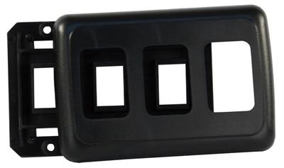 Multi Purpose Switch Faceplate - Black