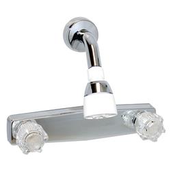 8 in. Two-Handle Shower Valve with Head Kit - Chrome