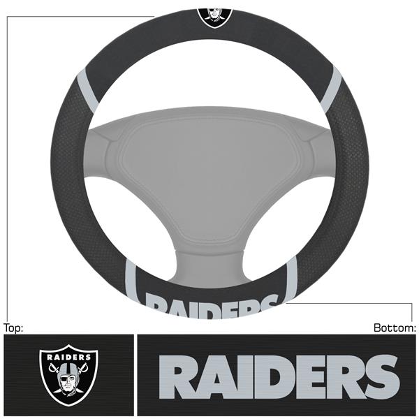 Oakland Raiders NFL Steering Wheel Cover