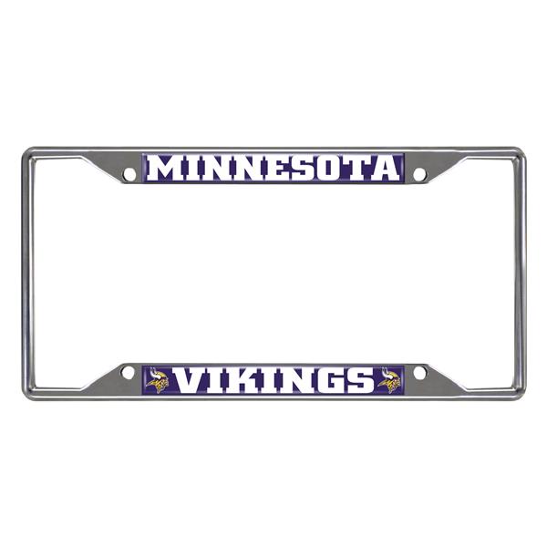Picture of Fanmats FAN-15529 Minnesota Vikings NFL License Plate Frame