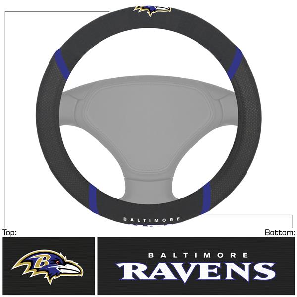 FAN-15621 Baltimore Ravens NFL Steering Wheel Cover