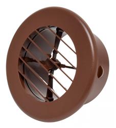 Valterra V46-A103347VP Heating & Cooling Register without Damper - Walnut