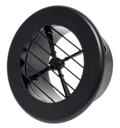 Heating & Cooling Register without Damper - Black