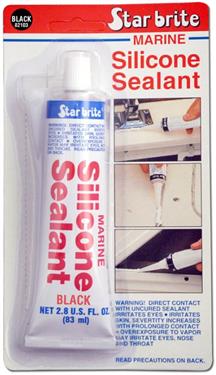 S2R-82103 2.8 oz Silicone Sealant - Black
