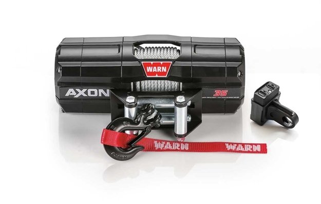 Warn Industries W36-101135 3500 lbs Axon 35 Powersports Winch with Wire Rope