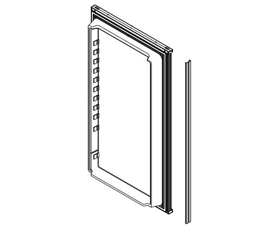 Lower Door Assembly for Polar N7 & NA7 Models -  Norcold, NO791966
